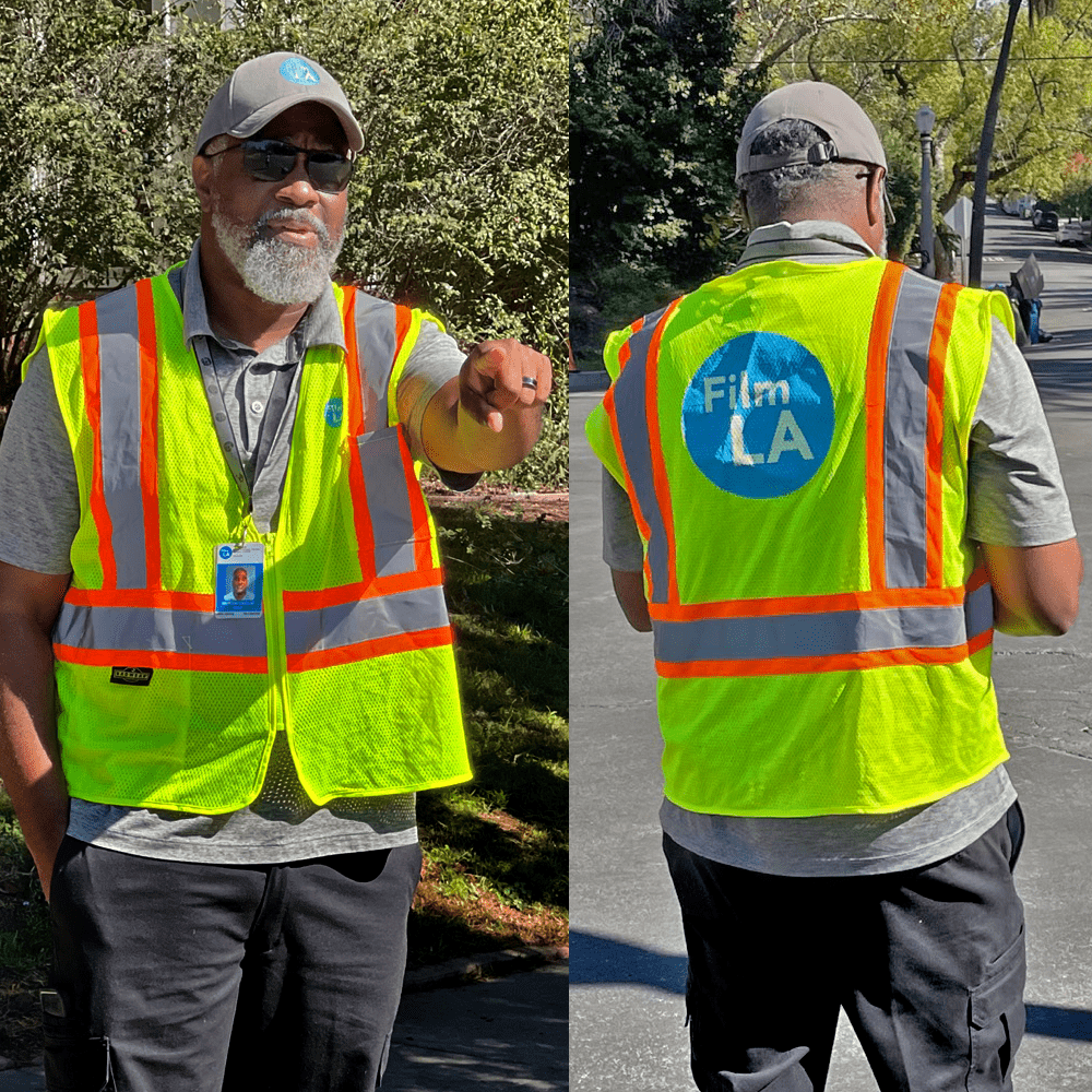 FilmLA monitor front and back uniform